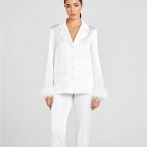 NADINE MERABI DARCIE WHITE PAJAMAS